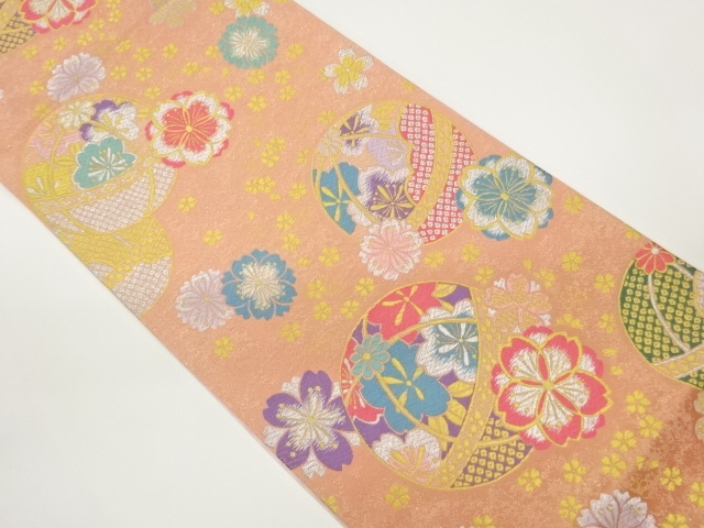 JAPANESE FUKURO OBI / WOVEN SAKURA